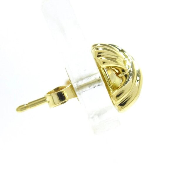 TIFFANY&Co. Signature 18K Yellow Gold Earrings 876-072325 - Picture 4 of 8